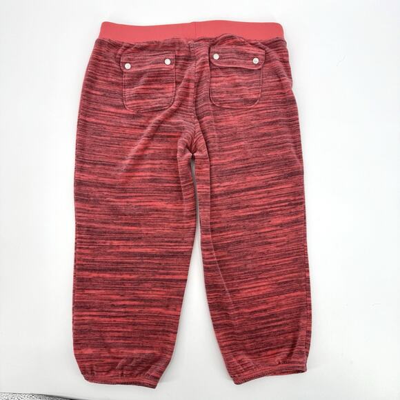 Vintage Juicy Couture Velour Cropped Track Pants Sweatpants Crown Logo Size M - Picture 2 of 7